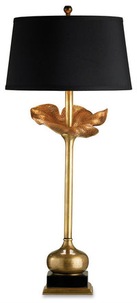 Currey and Company - 6240 - One Light Table Lamp - Metamorphosis Brass Table Lamp - Antique Brass/Black