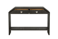 Chelsea House Bend 2-Drawer Console Table - Black