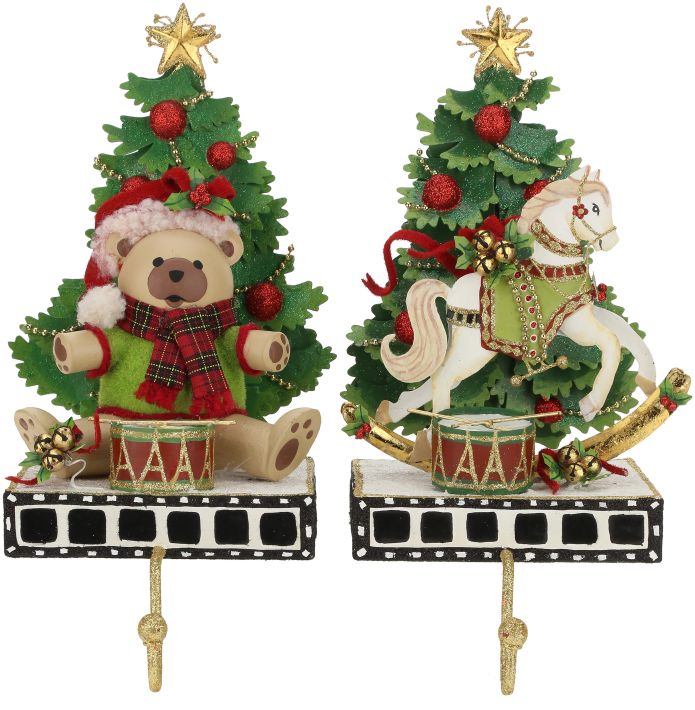 Mark Roberts 11.5 Inches Toy Stocking Holder (Assortment of 2)