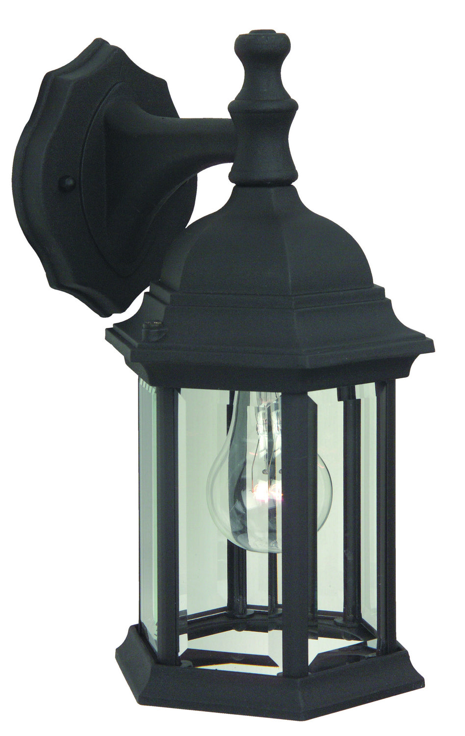 Craftmade - Z294-TB - One Light Wall Mount - Hex Style Cast - Textured Black