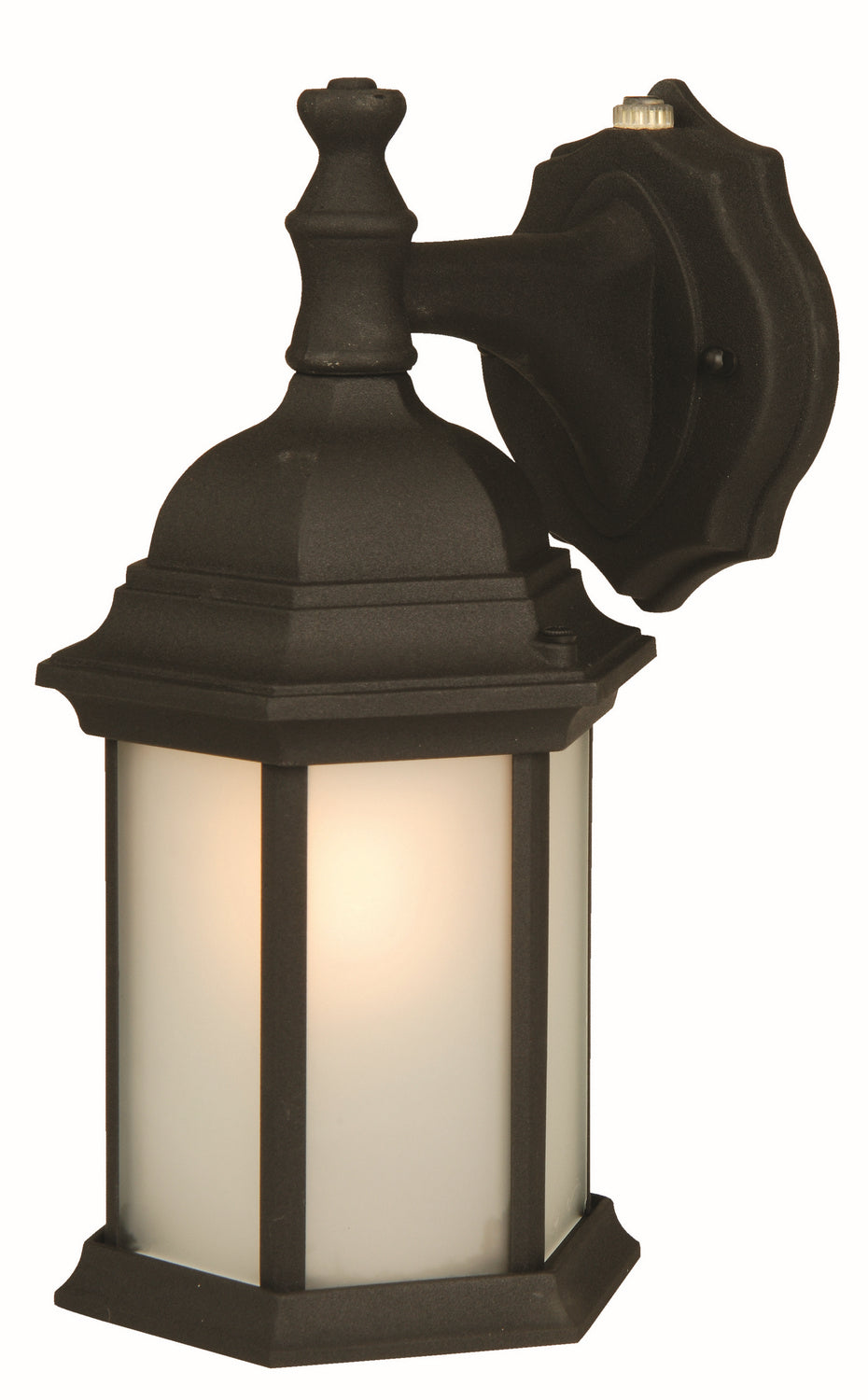 Craftmade - Z294-TB - One Light Wall Mount - Hex Style Cast - Textured Black