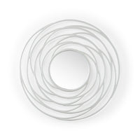 Chelsea House Swirl Mirror - White