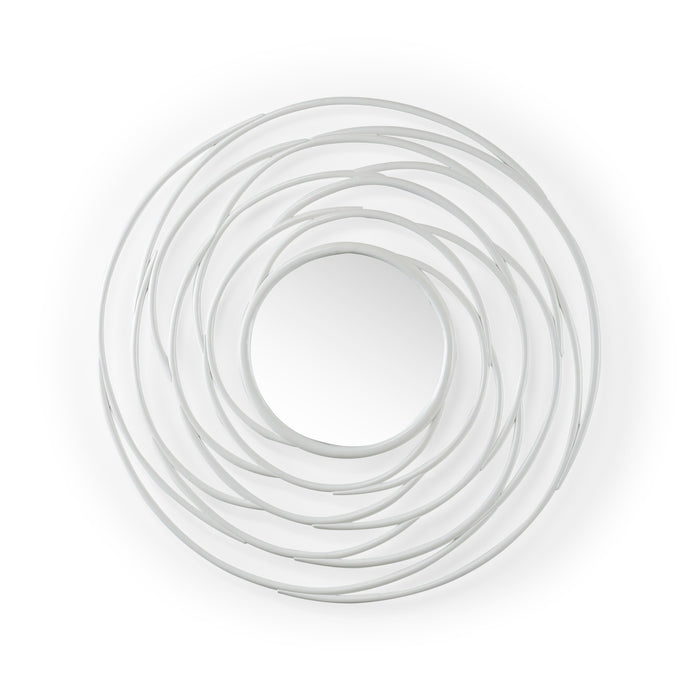Chelsea House Swirl Mirror - White