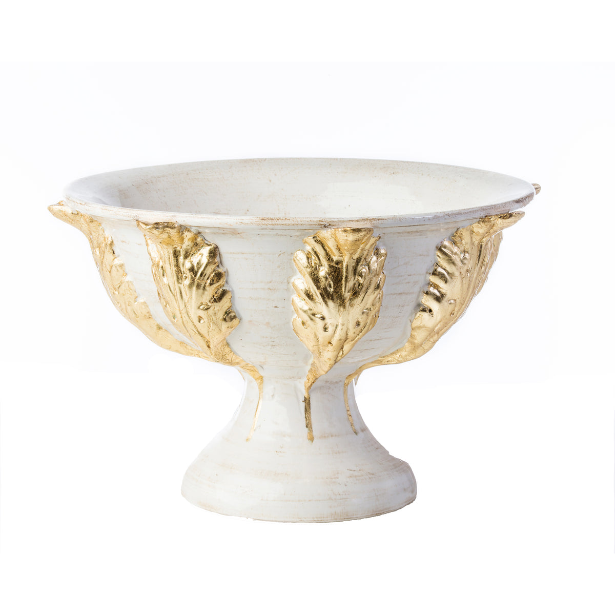 Abigails Roma Collection, Gold Acanthus Footed Compote