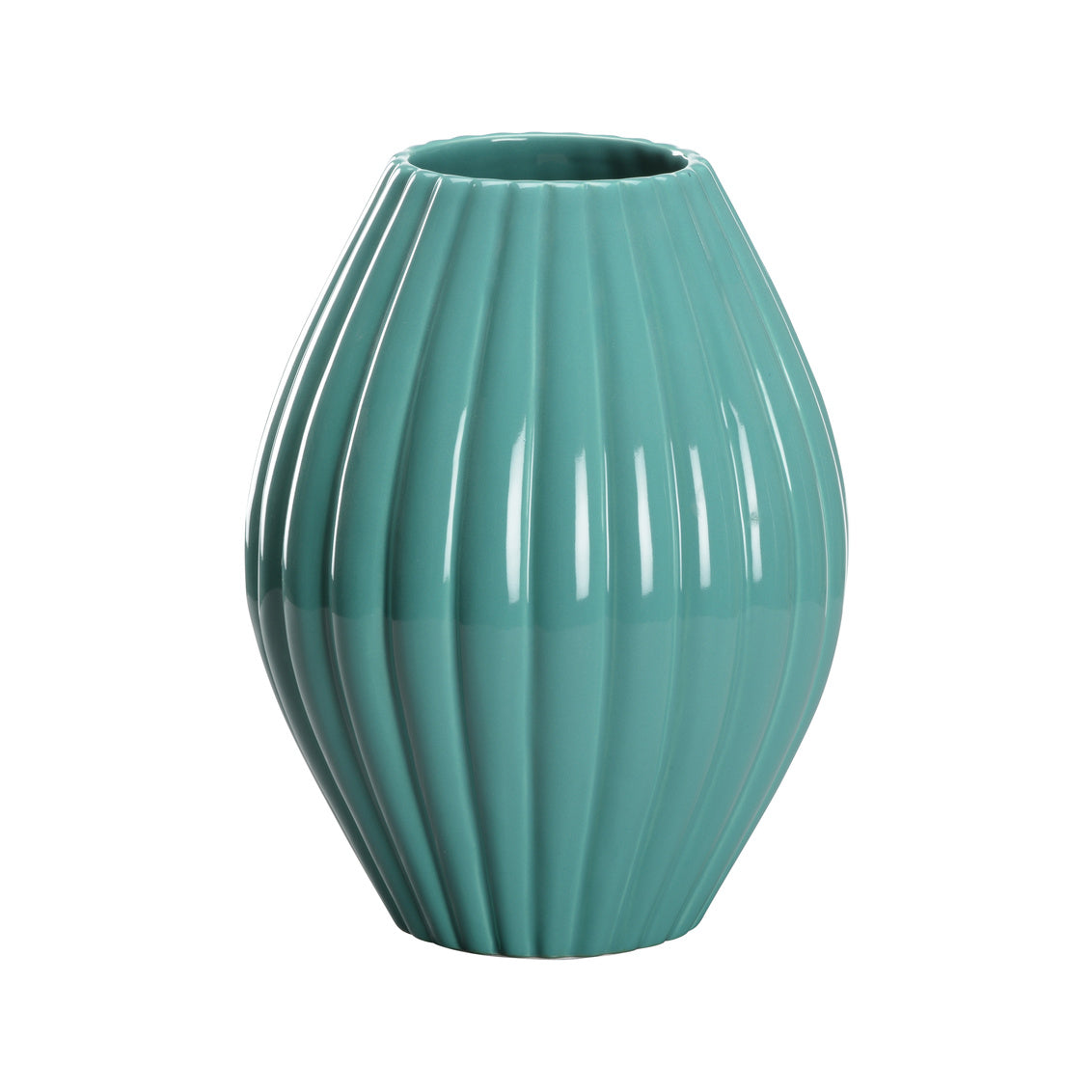 Chelsea House Aubrey Vase - Teal (Short)