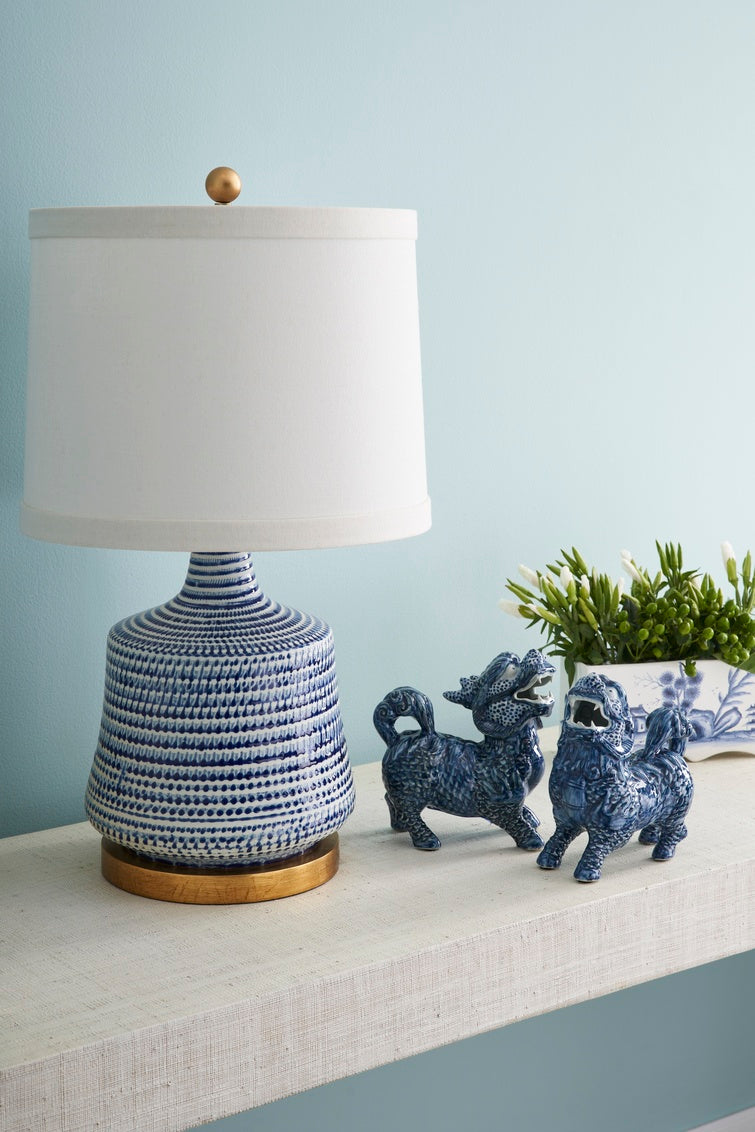 Chelsea House Blue Foo Dogs (Pr)