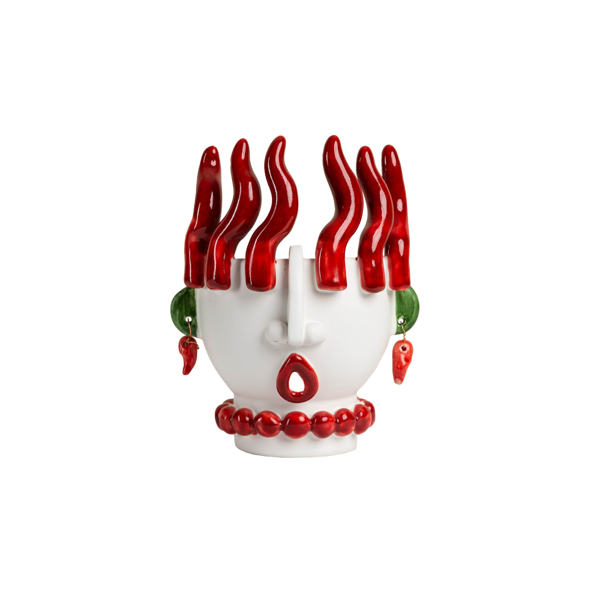Abigails Studio Z Cachepot, Small Head with Peppers