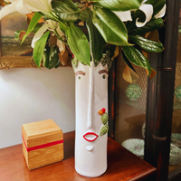 Abigails Studio Z, Tall Vase with Cactus