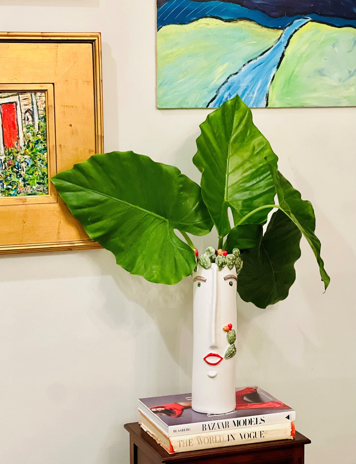 Abigails Studio Z, Tall Vase with Cactus