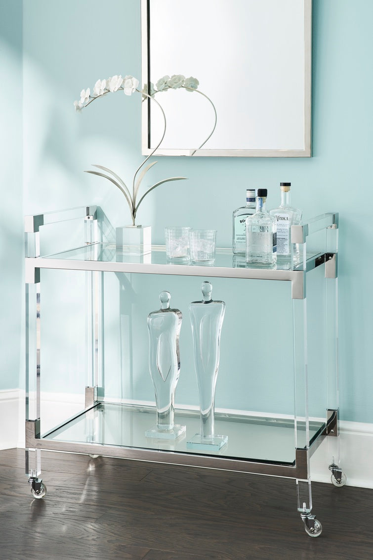 Chelsea House Orchid On Stand - Silver (Med)