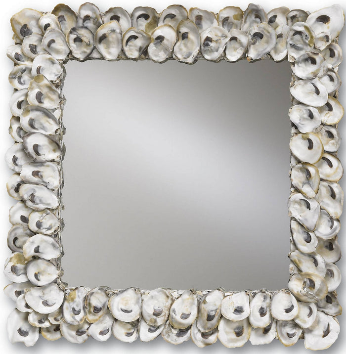 Currey and Company Mirror from the Oyster collection in Natural/Mirror finish
