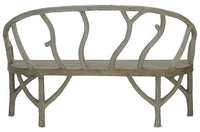 Currey and Company - 2700 - Bench - Portland/Faux Bois