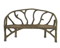Currey and Company - 2700 - Bench - Portland/Faux Bois