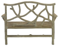 Currey and Company - 2705 - Bench - Portland/Faux Bois