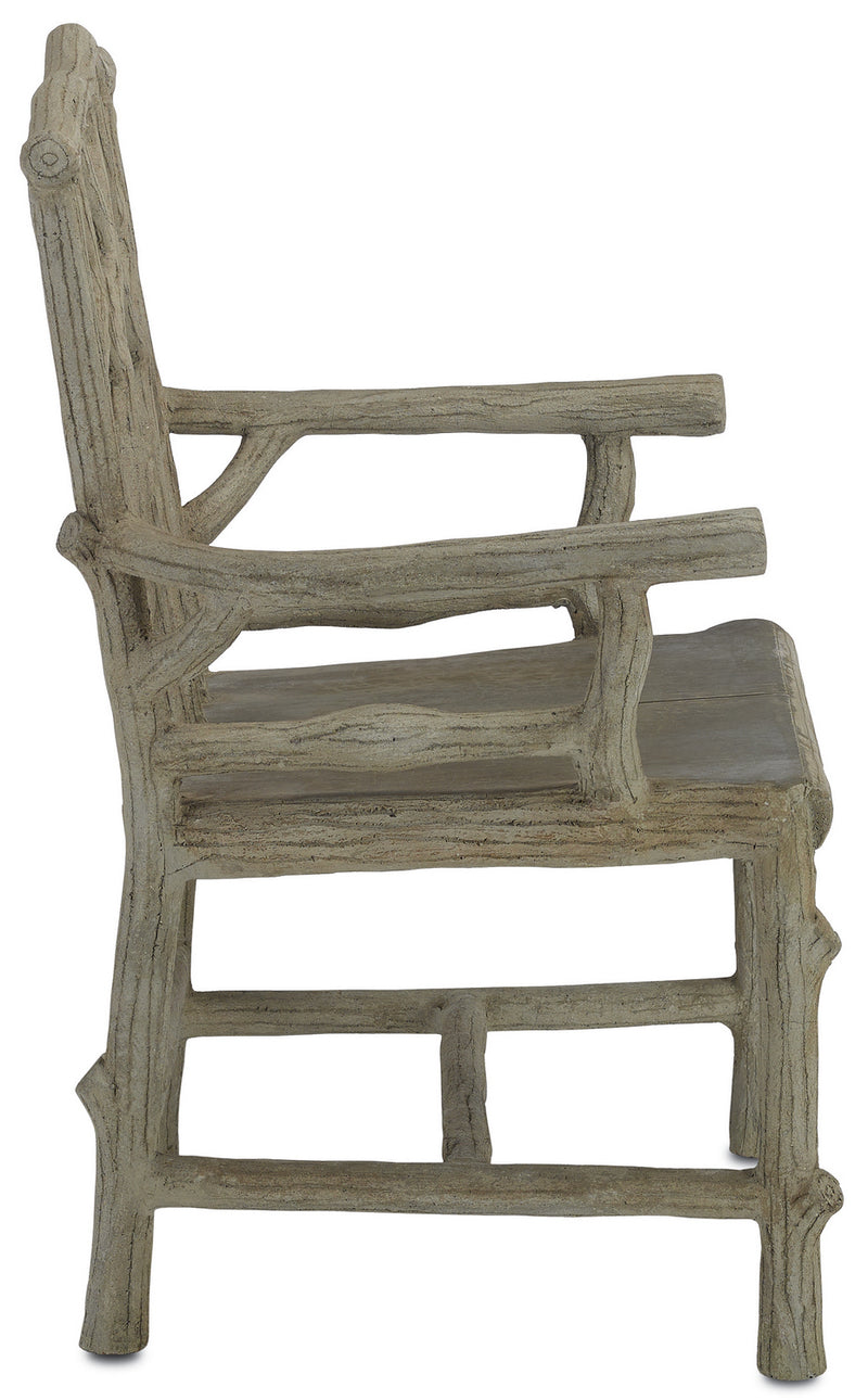 Currey and Company - 2706 - Chair - Portland/Faux Bois