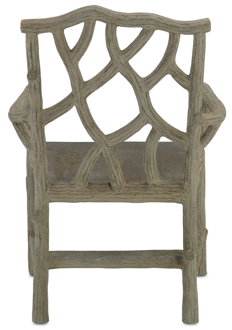 Currey and Company - 2706 - Chair - Portland/Faux Bois