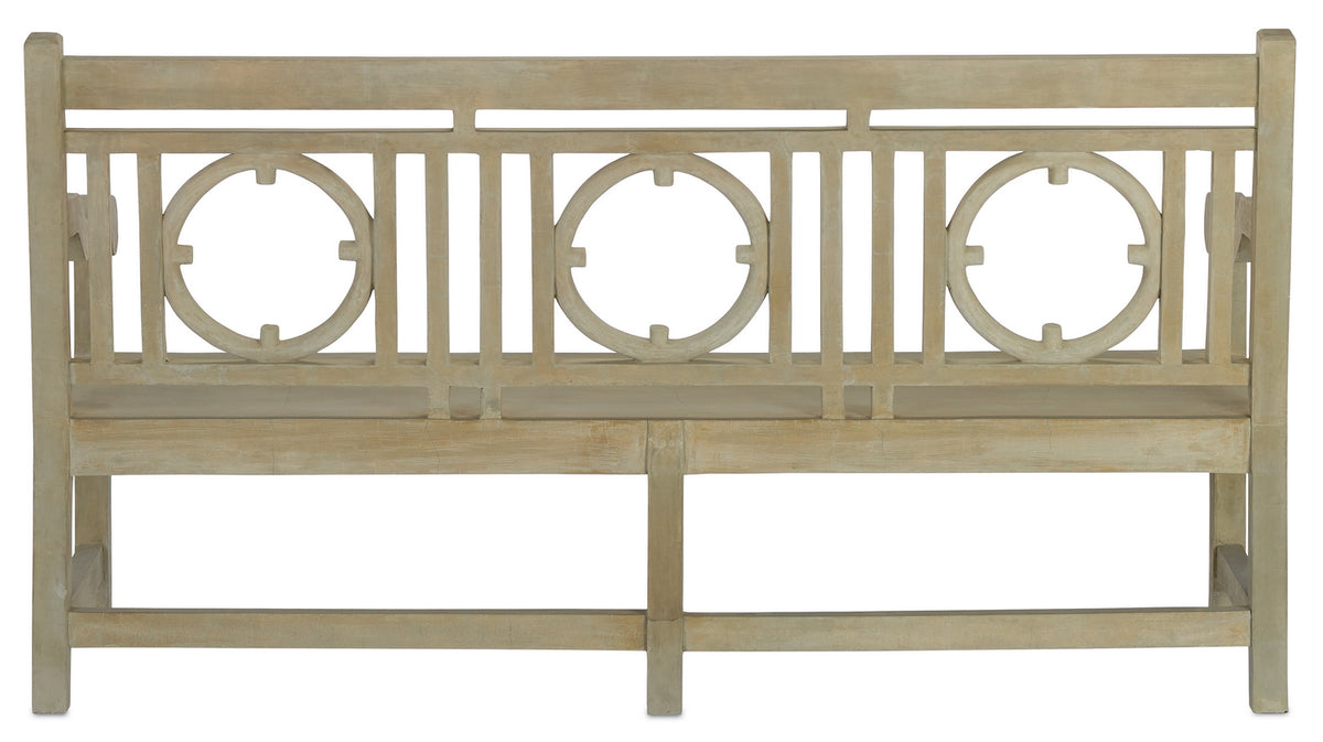Currey and Company - 2722 - Bench - Portland/Faux Bois