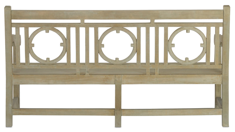 Currey and Company - 2722 - Bench - Portland/Faux Bois