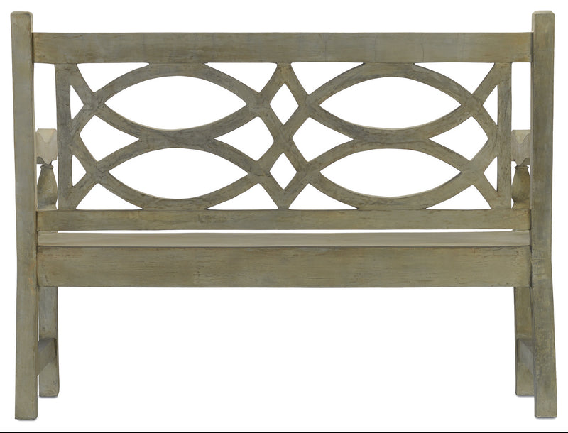 Currey and Company - 2724 - Bench - Portland/Faux Bois