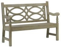 Currey and Company - 2724 - Bench - Portland/Faux Bois