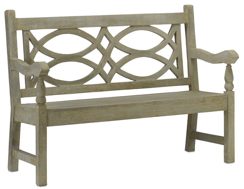 Currey and Company - 2724 - Bench - Portland/Faux Bois