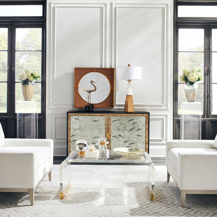 Chelsea House Crystal Ball On Stand - Gold