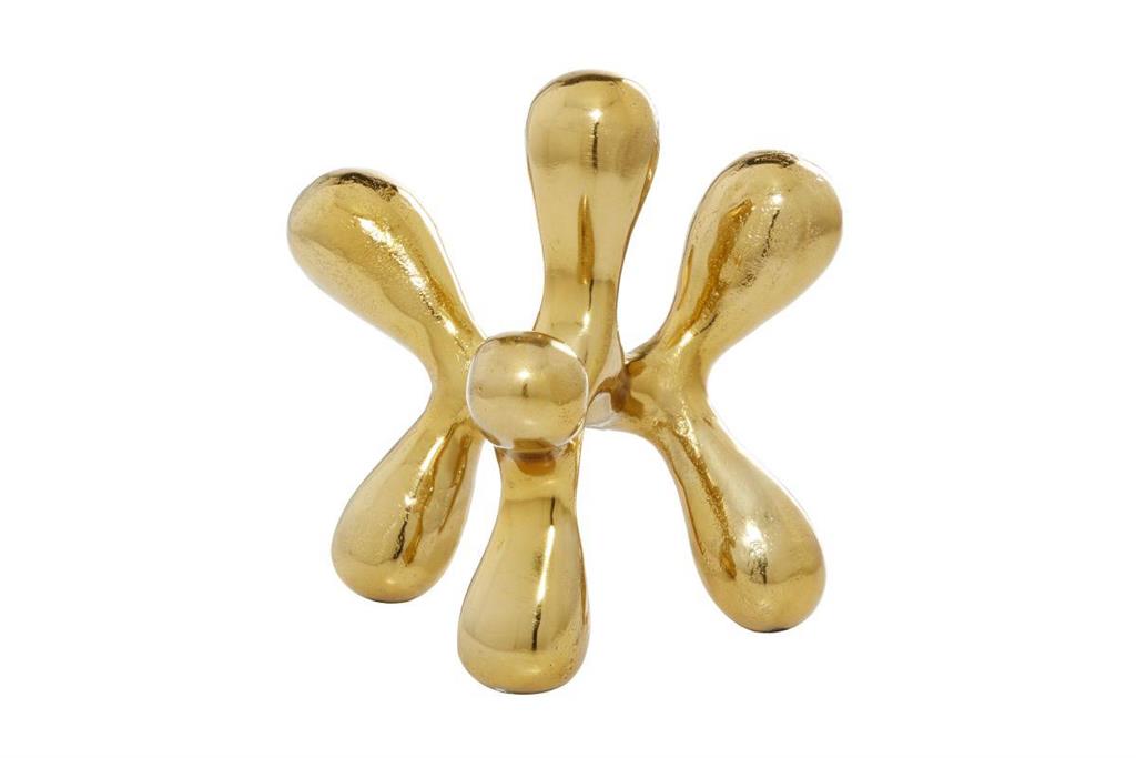 Design Shop  Cosmoliving By Cosmopolitan Gold Aluminum Abstract Sculpture