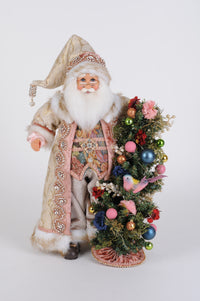 Karen Didion Lighted Victorian Elegance Santa