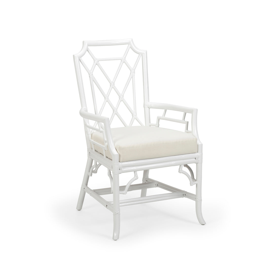 Wildwood Wild Palm Armchair - White