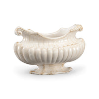 Chelsea House Antique White Oval Pot