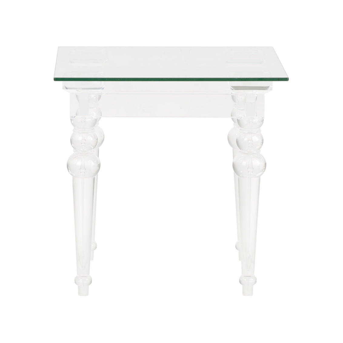 Chelsea House Acrylic & Glass Side Table