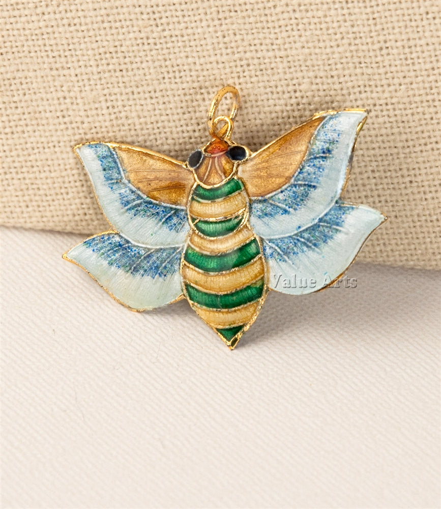 Cloisonne Bumble Bee Pendant