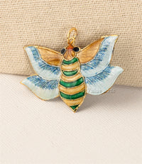 Cloisonne Bumble Bee Pendant