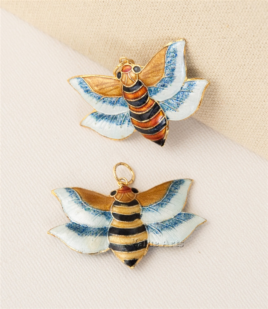 Cloisonne Bumble Bee Pendant