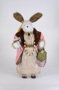 Karen Didion Pink Coat Victorian Bunny