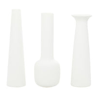 Design Shop  Cosmoliving By Cosmopolitan 16 inch White Ceramic Vase w/ Handles