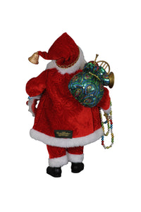 Karen Didion Beads with Wreath Santa
