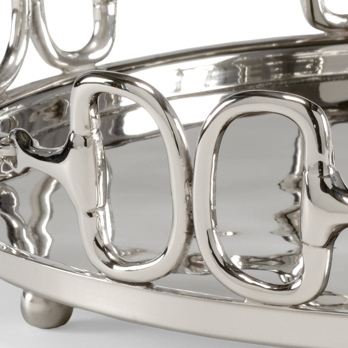 Wildwood Stirrups Tray - Nickel (Lg)