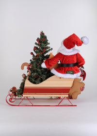 Karen Didion Lighted Gingerbread Bakery Sleigh