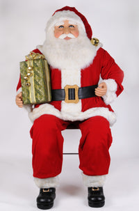 Karen Didion 5 Foot Sitting Santa