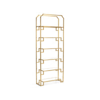 Wildwood Hampton Shelf Unit  - Brass