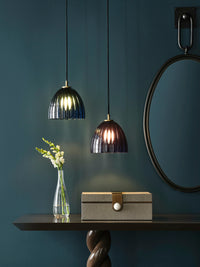 Wildwood Caterina Single Pendant - Blue Avio