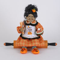 Karen Didion Pumpkin Spice Granny on Rolling Pin
