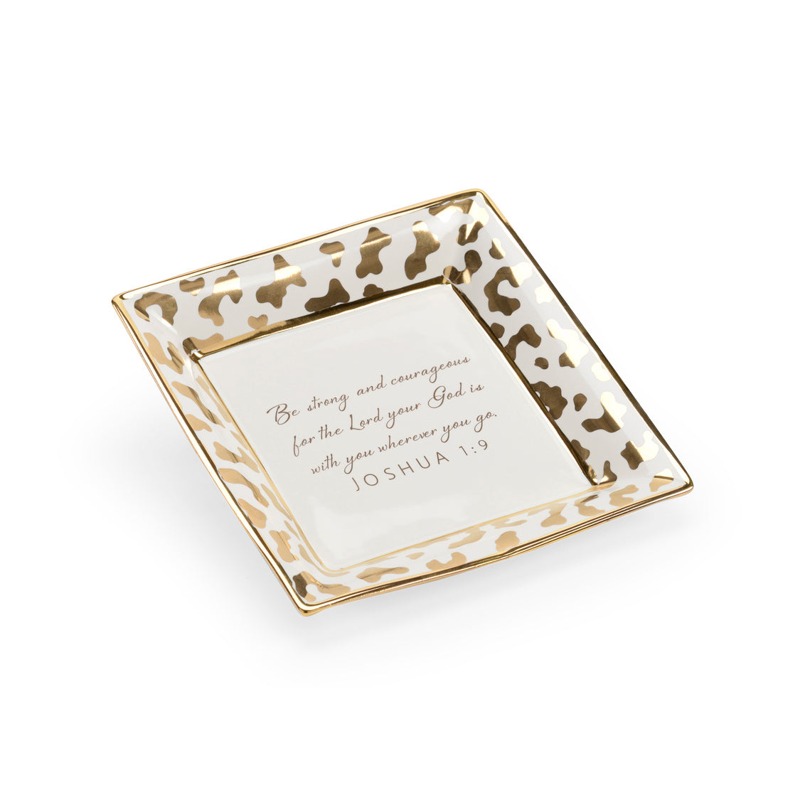 Chelsea House Square Jungle Verse Plate - White