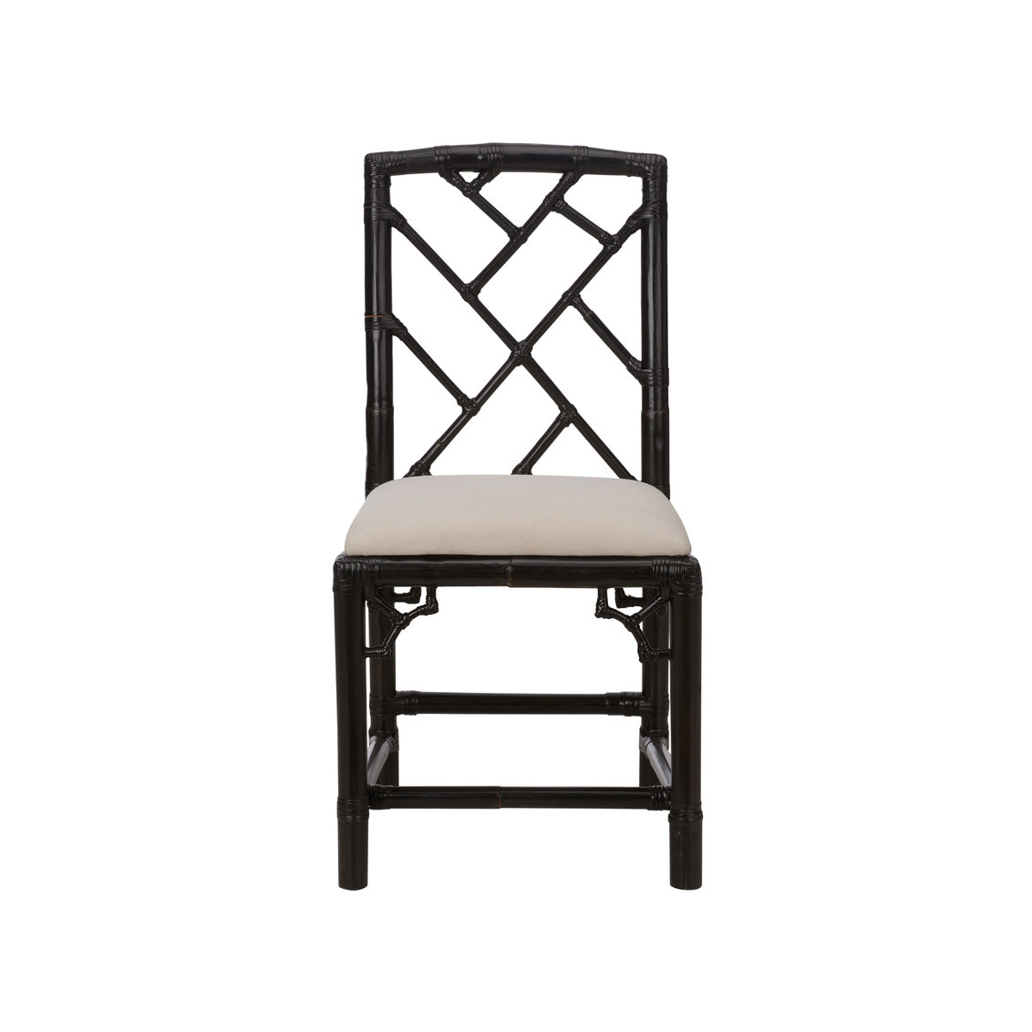 Chelsea House Chippendale Bamboo Chair - Cracked Pepper