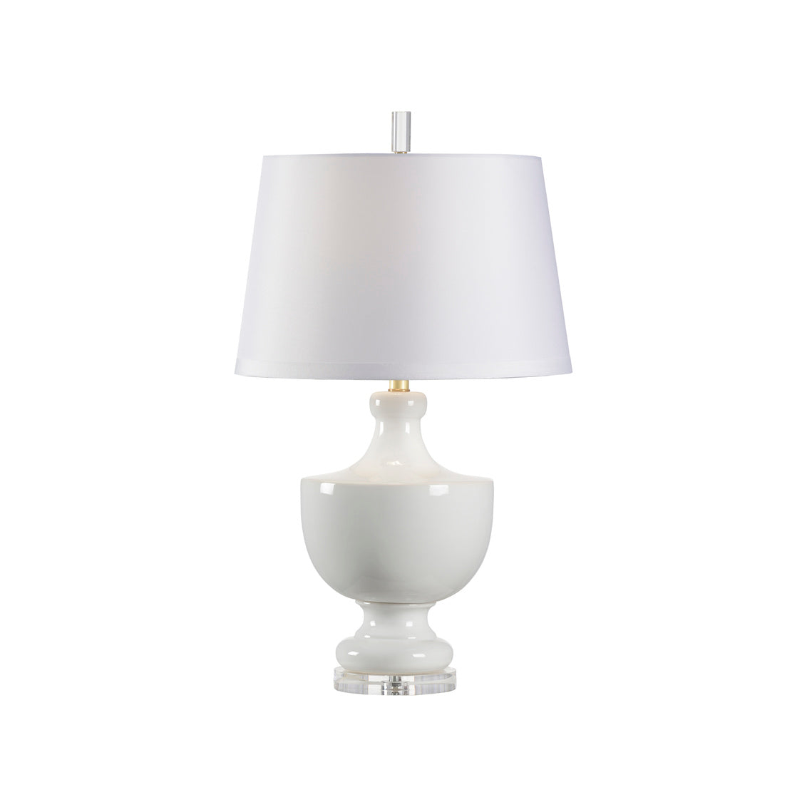 Wildwood Gate Finial Lamp - Snow