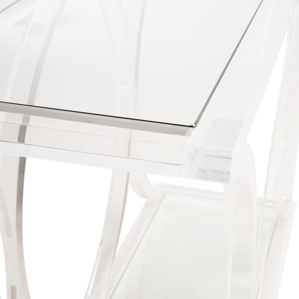 Chelsea House Sweeping Acrylic Console