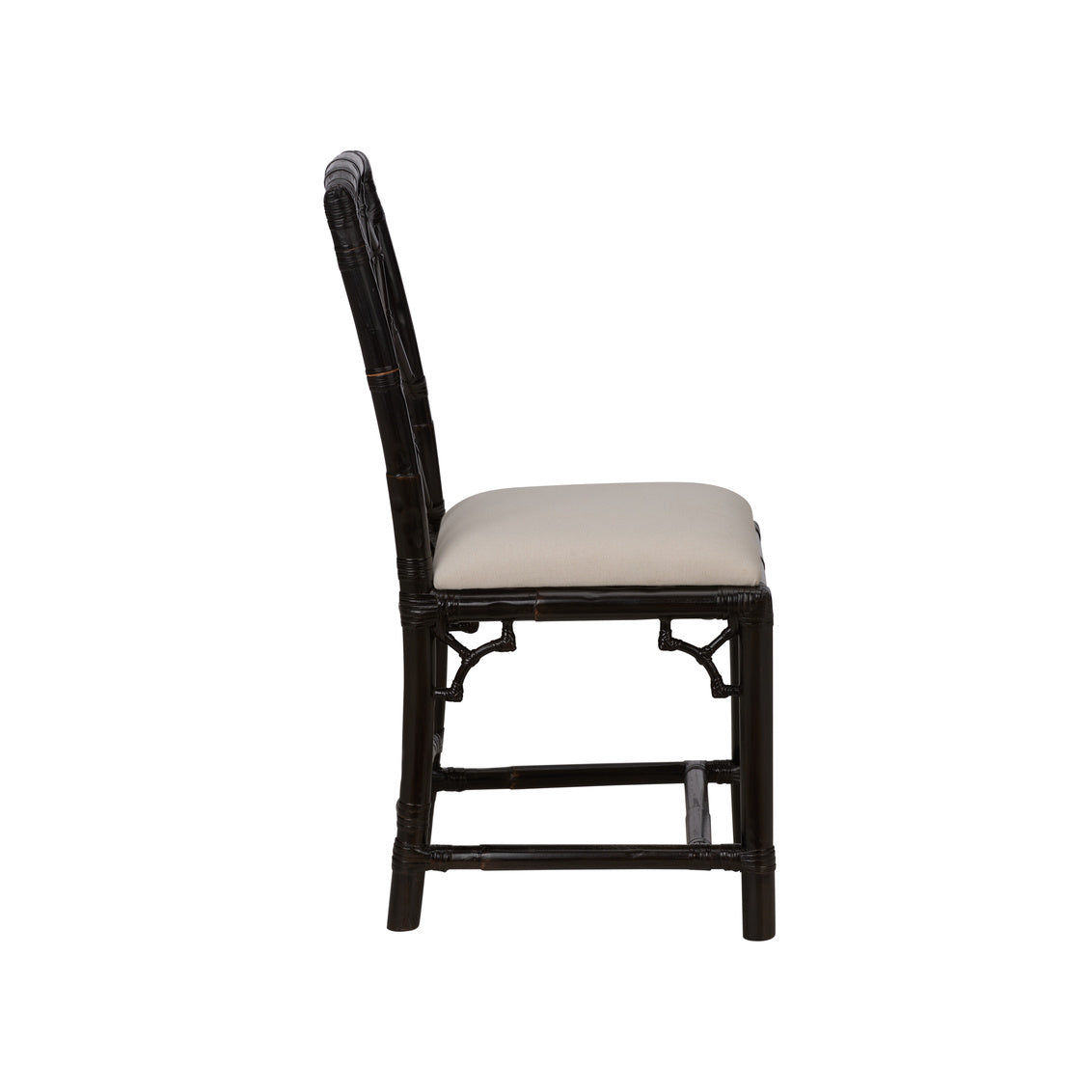 Chelsea House Chippendale Bamboo Chair - Cracked Pepper