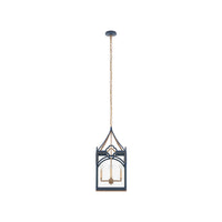Chelsea House Quatrefoil Lantern - Navy