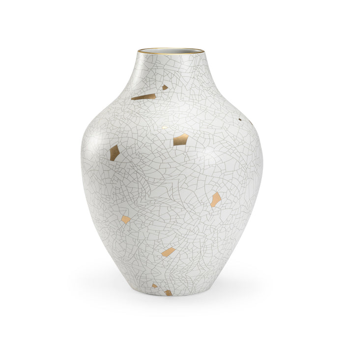 Chelsea House Gold Crackle Urn (Lg)